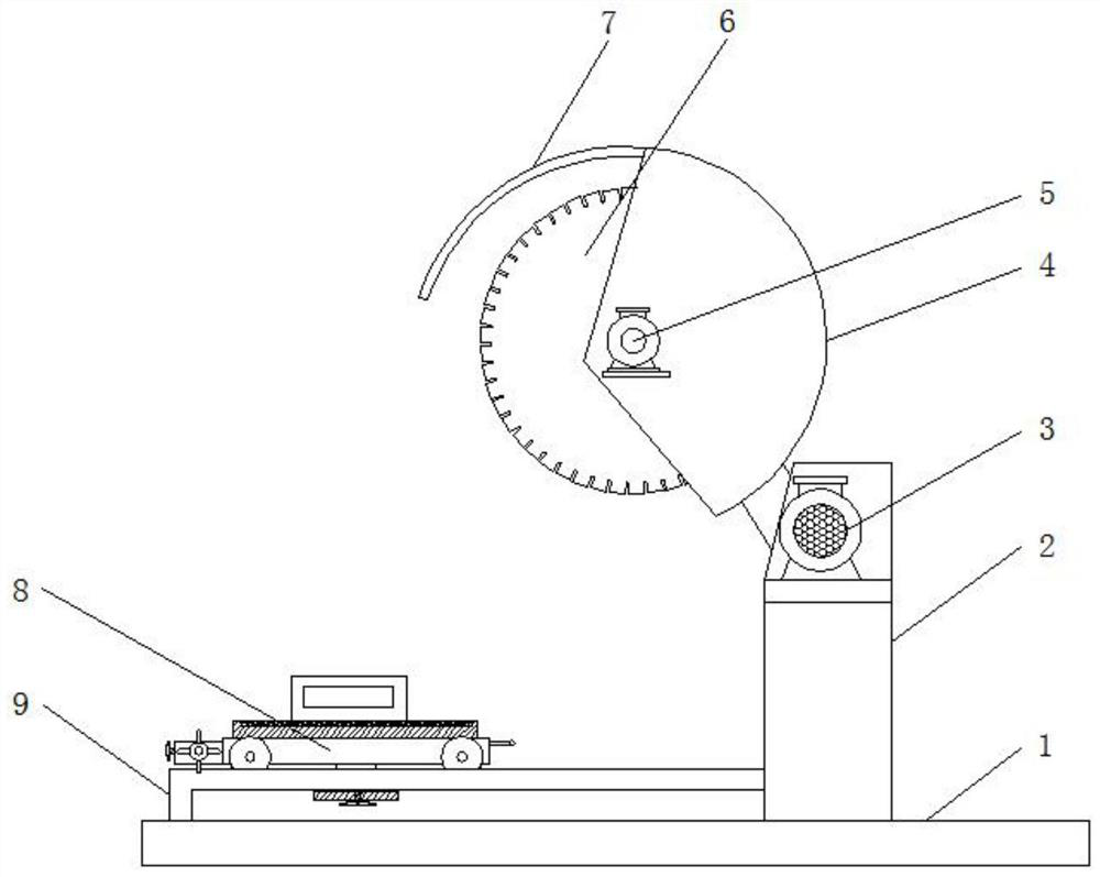 Raw stone cutting machine