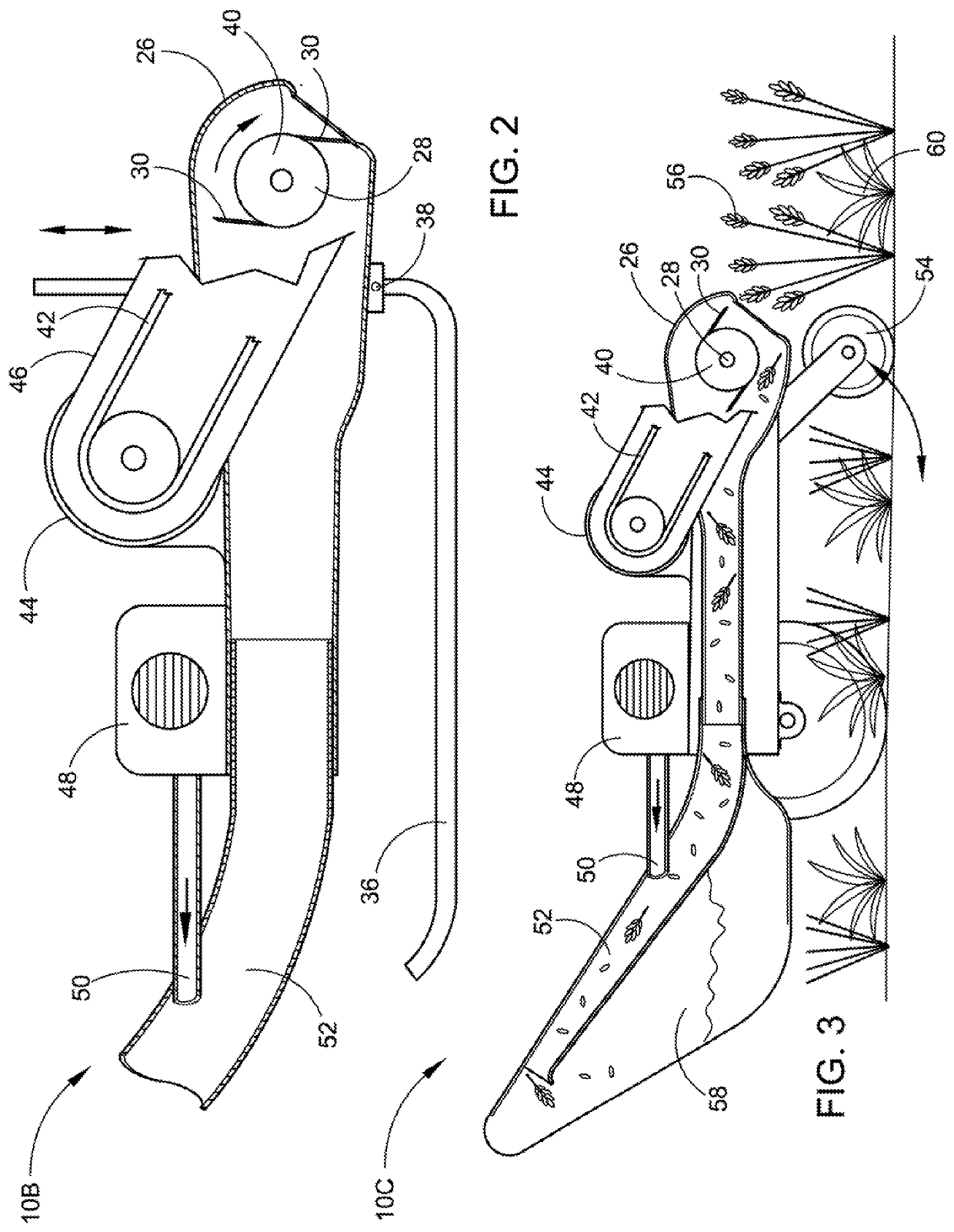 Invasive weed seed removal system