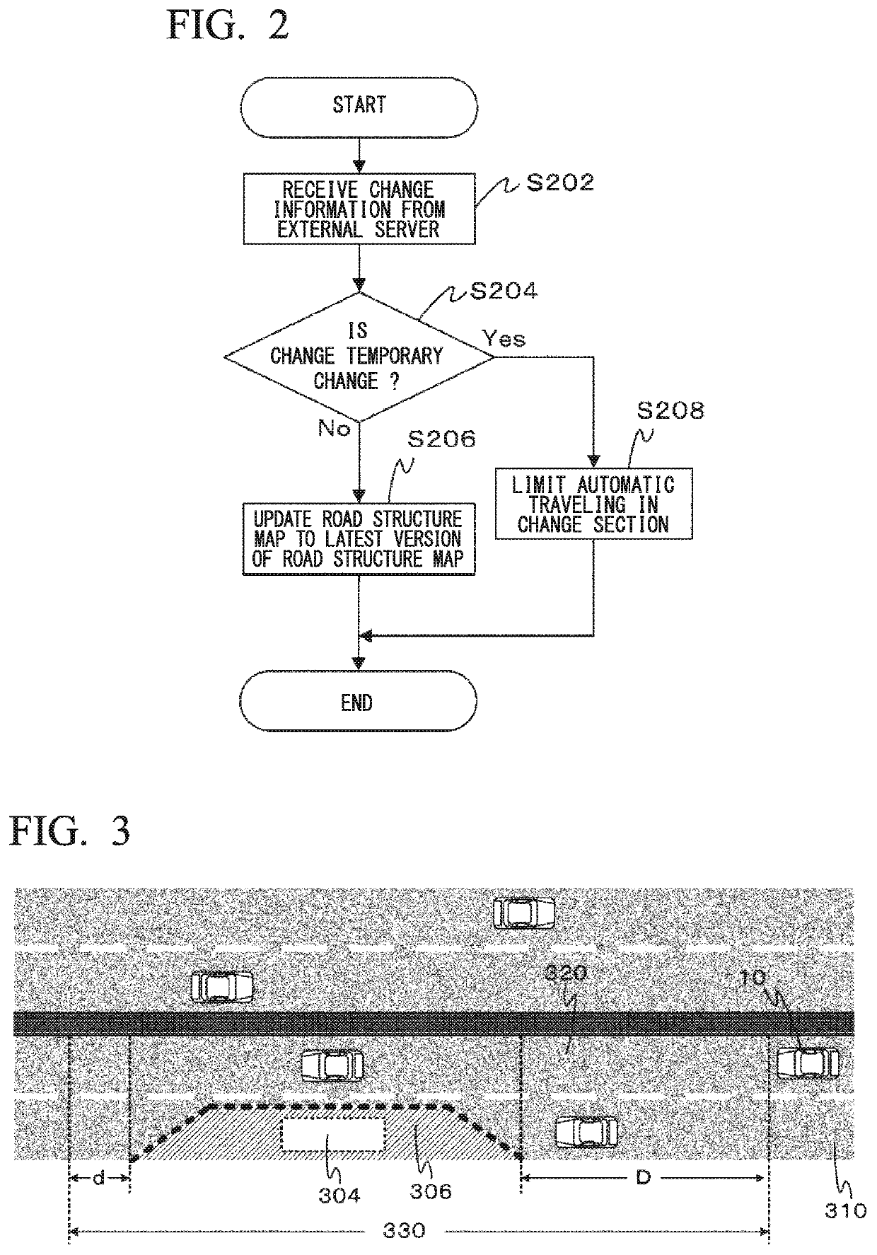 Automatic traveling control system and server device