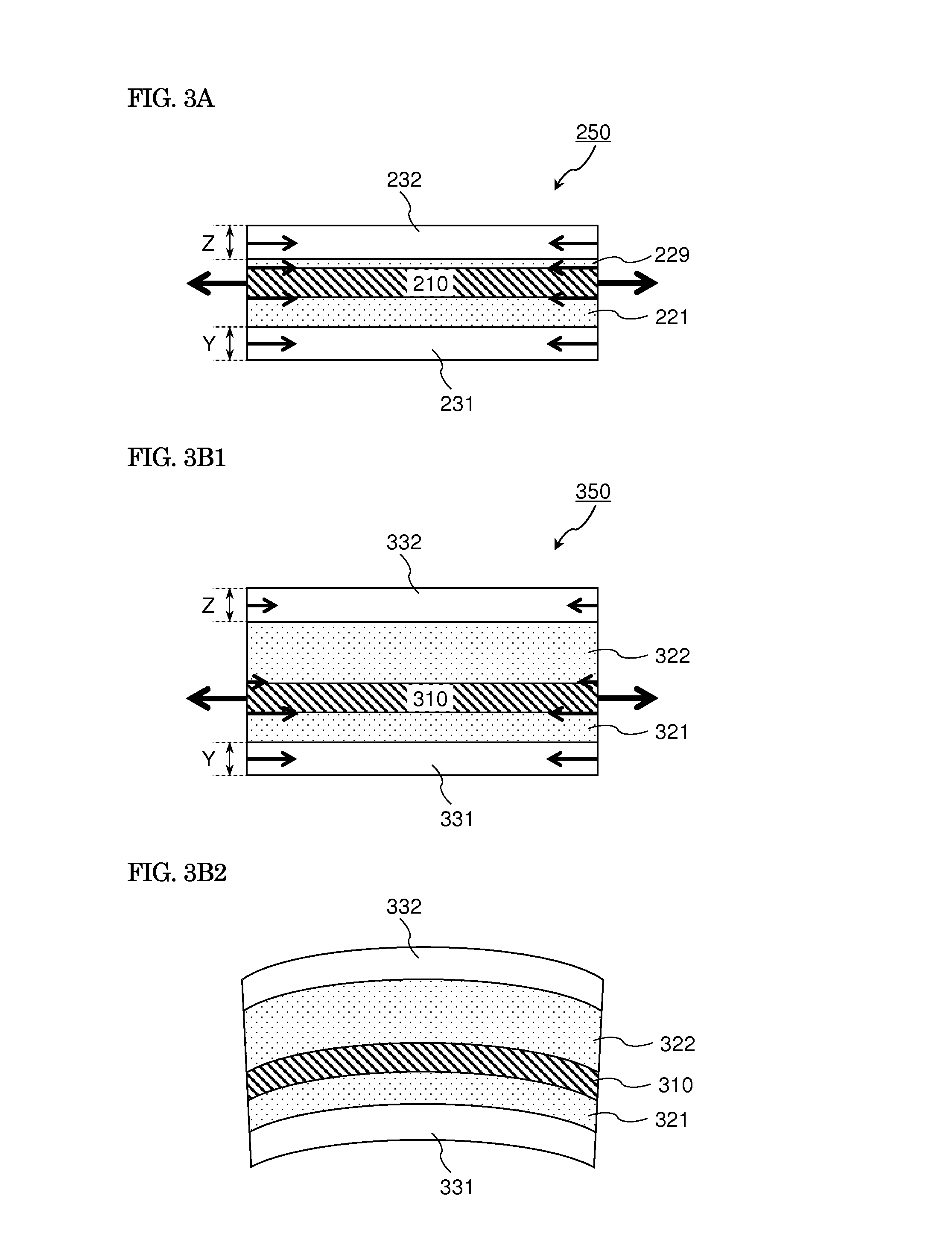 Optical film with pressure sensitive adhesive on both sides and method for producing image display device using thereof, and method for suppressing curl of optical film with pressure sensitive adhesive on both sides