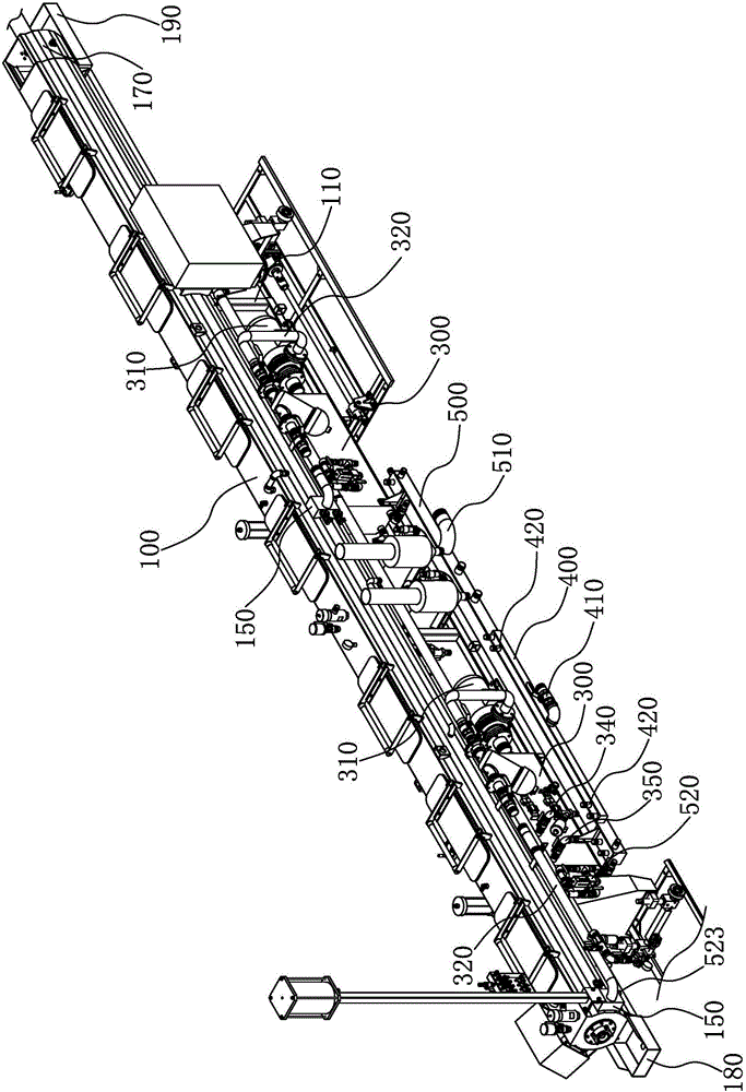 Water circulation system for vacuum setting machine