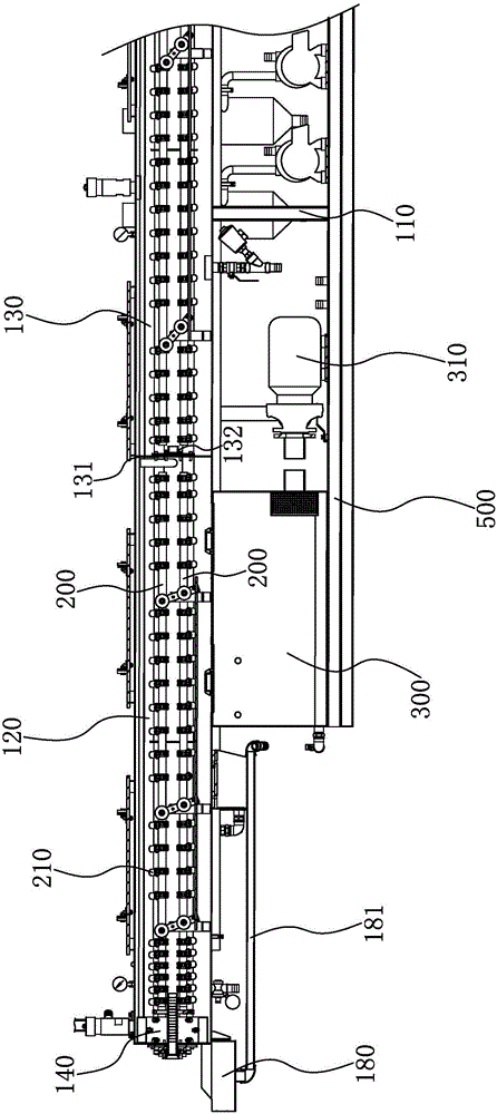 Water circulation system for vacuum setting machine