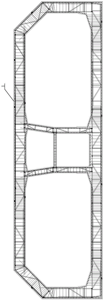 Large-volume anti-deformation steel cage and its binding method