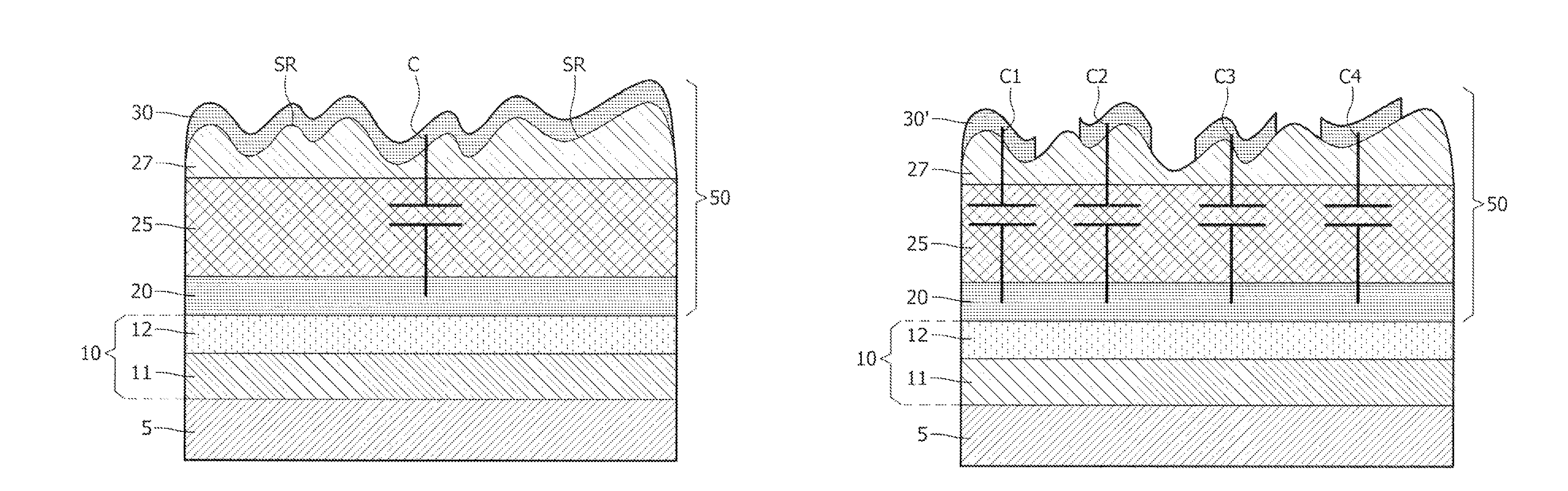 Physical structure for use in a physical unclonable function
