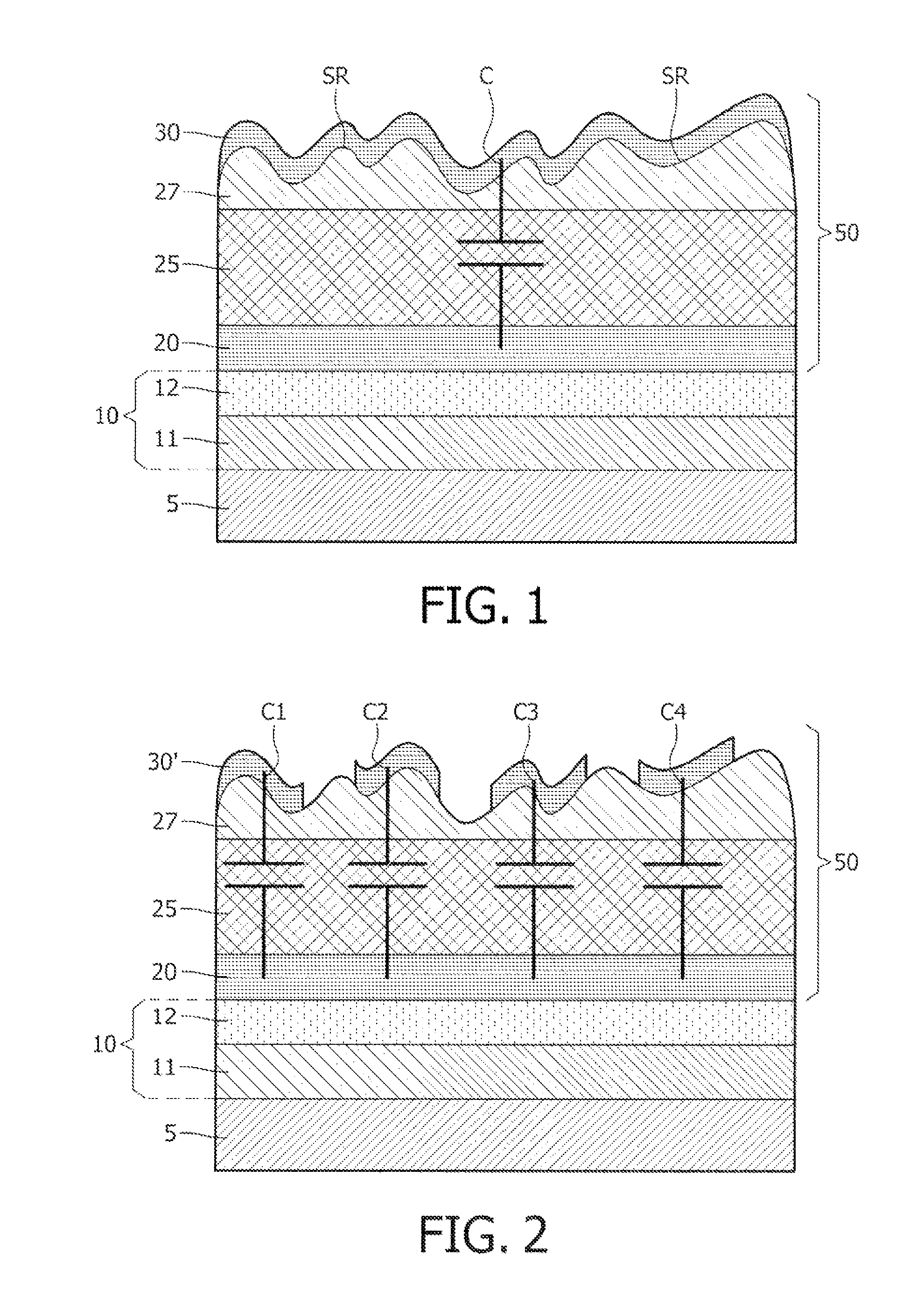 Physical structure for use in a physical unclonable function