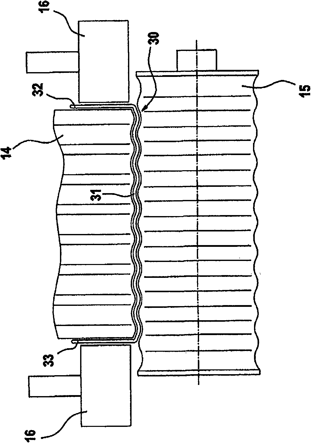 Process and device for the production of channel-section glass elements, channel-section glass element and its use