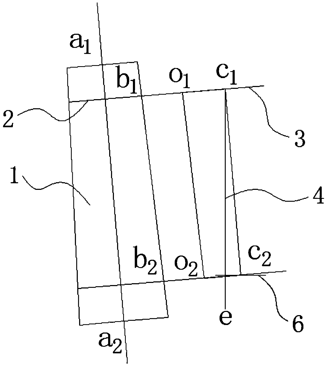 A detection method and detection device for the verticality of a tapered column