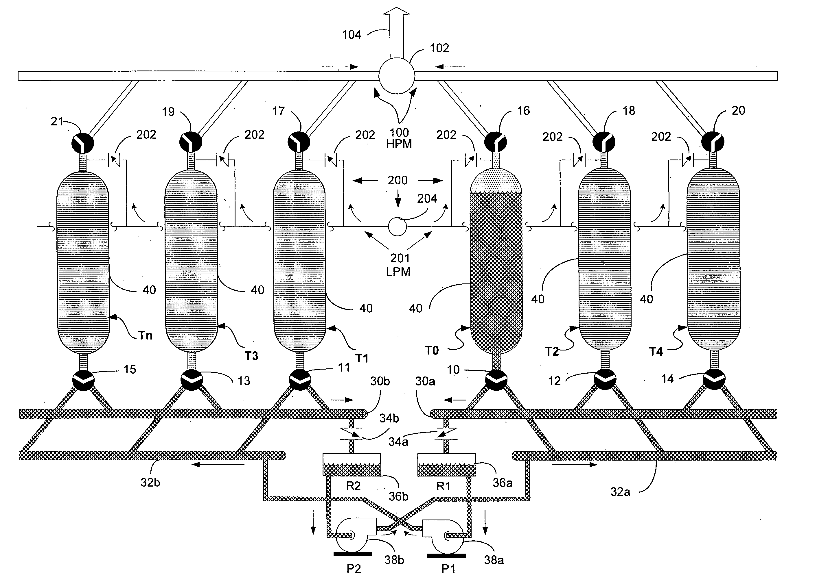 Liquid displacement shuttle system and method
