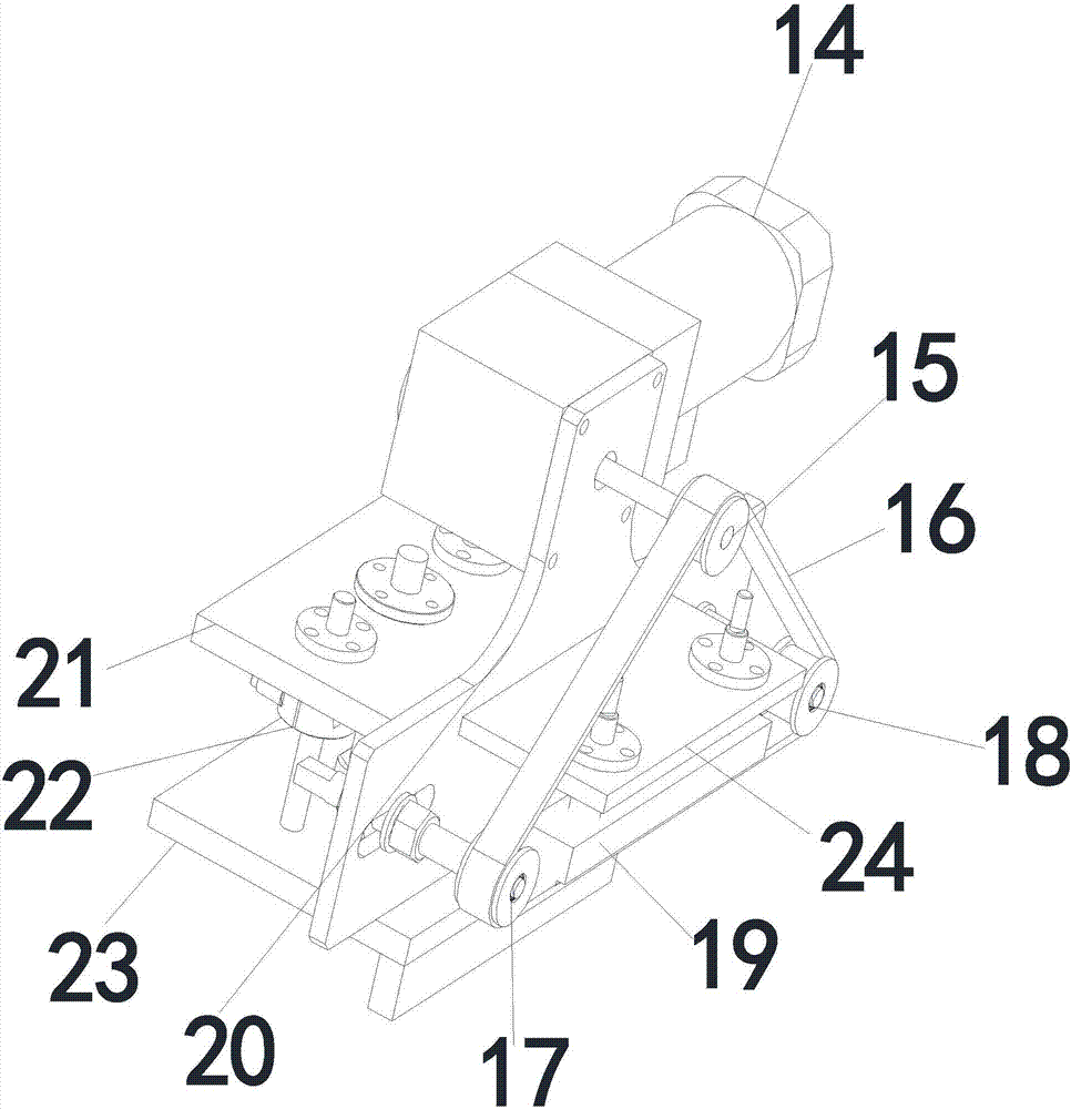 Width grinding system capable of realizing automatic feeding and achieving method thereof