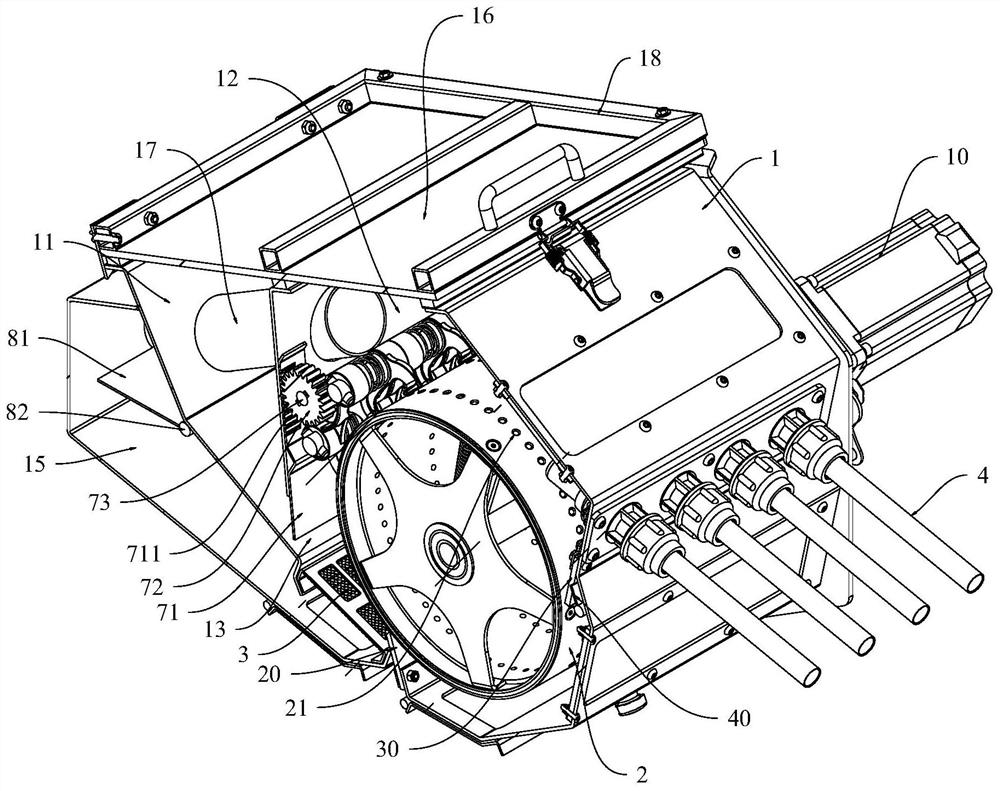 Drum-type pneumatic seed metering device