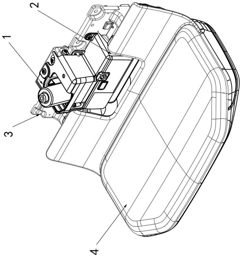 Foot rest device and vehicle including same