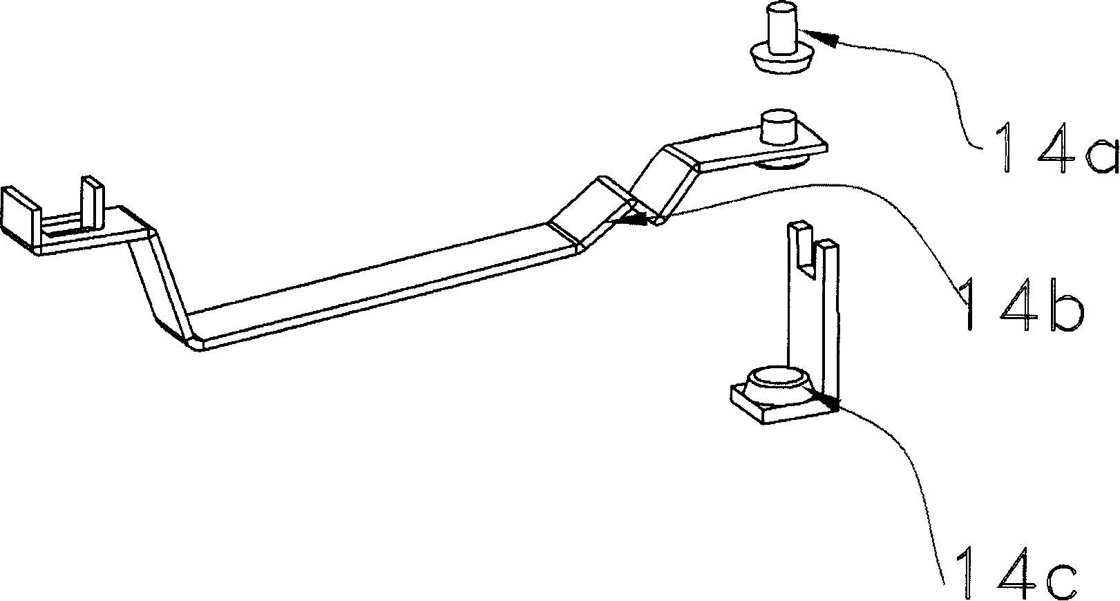 Pothook type stepless dimmer