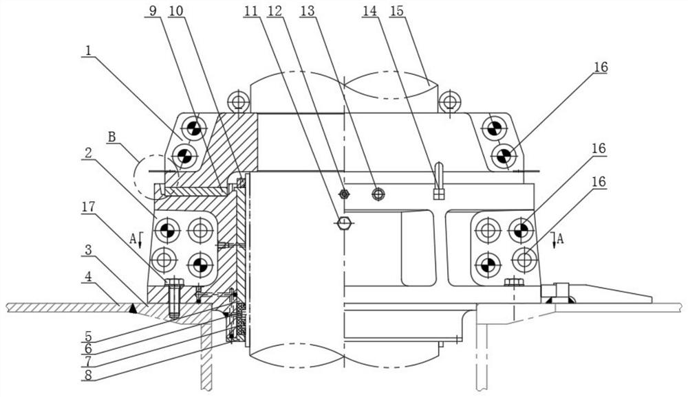 Upper rudder bearing, rudder system and ship