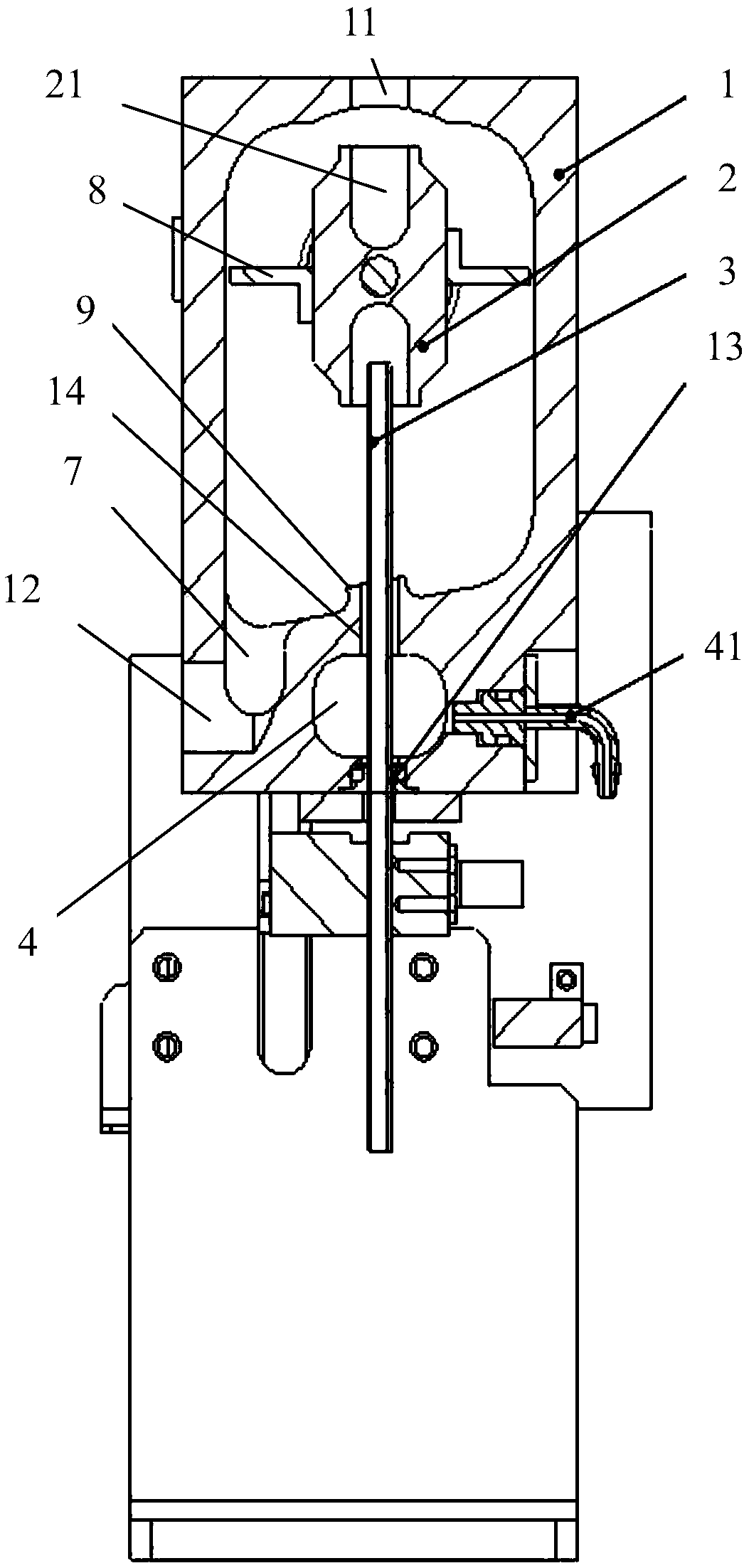 Double-cavity diluting apparatus