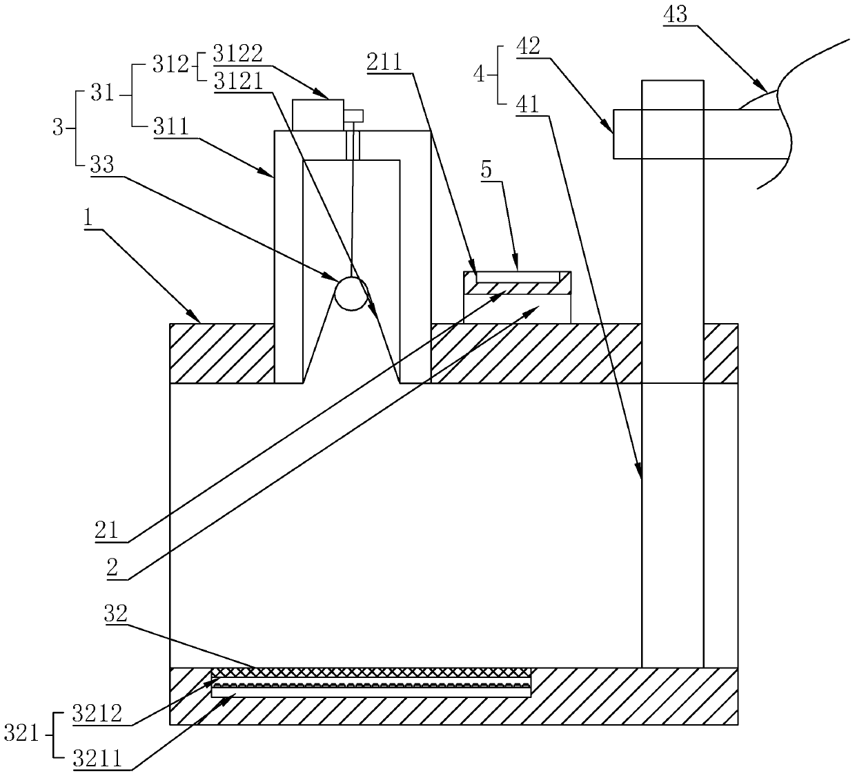 A faucet structure that can calculate the flow