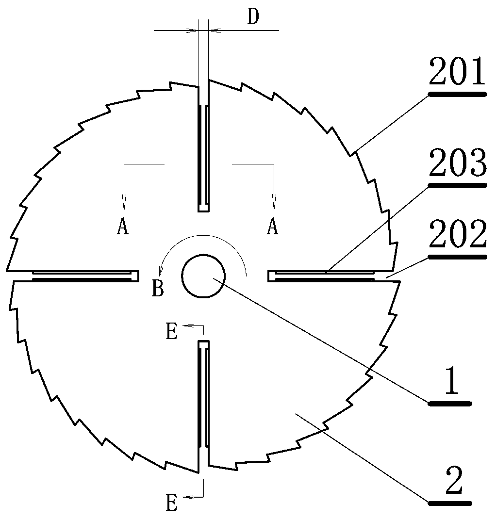 Crop electrocoagulation root cutting knife and system