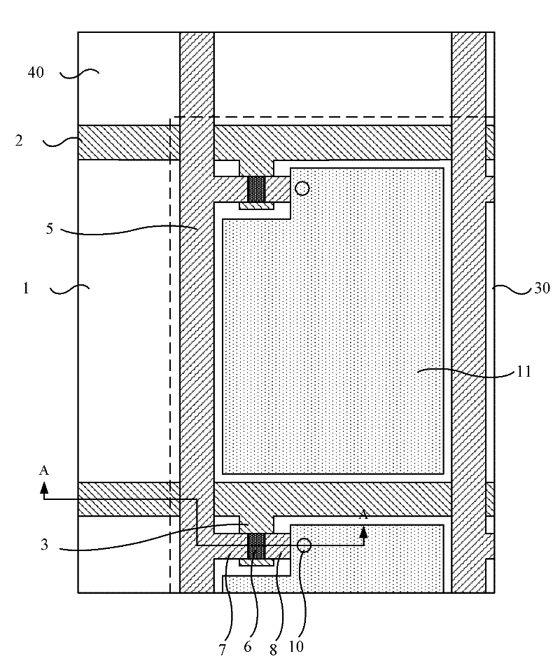 Array substrate, liquid crystal display and manufacturing method of array substrate