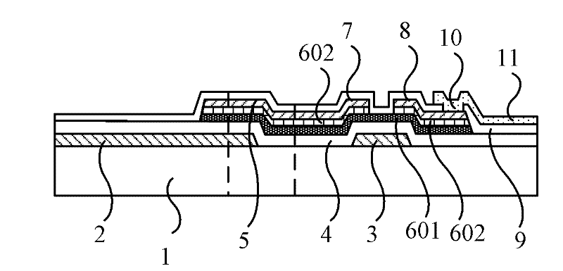 Array substrate, liquid crystal display and manufacturing method of array substrate