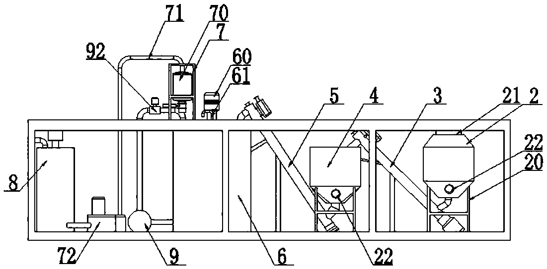 Composite modified asphalt metering and batching device