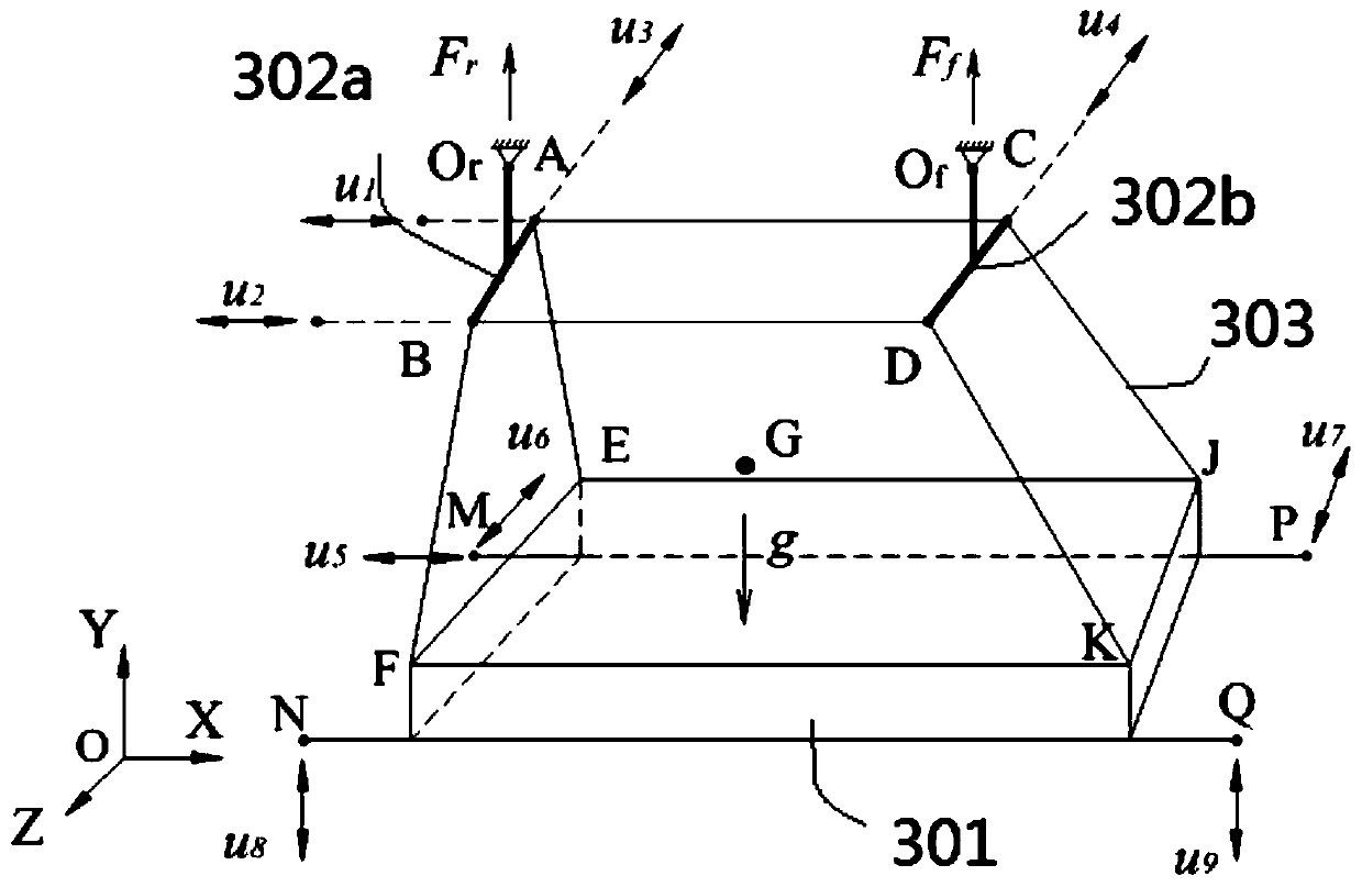 Safety calculation method and calculation device for a double-hook hoisting system