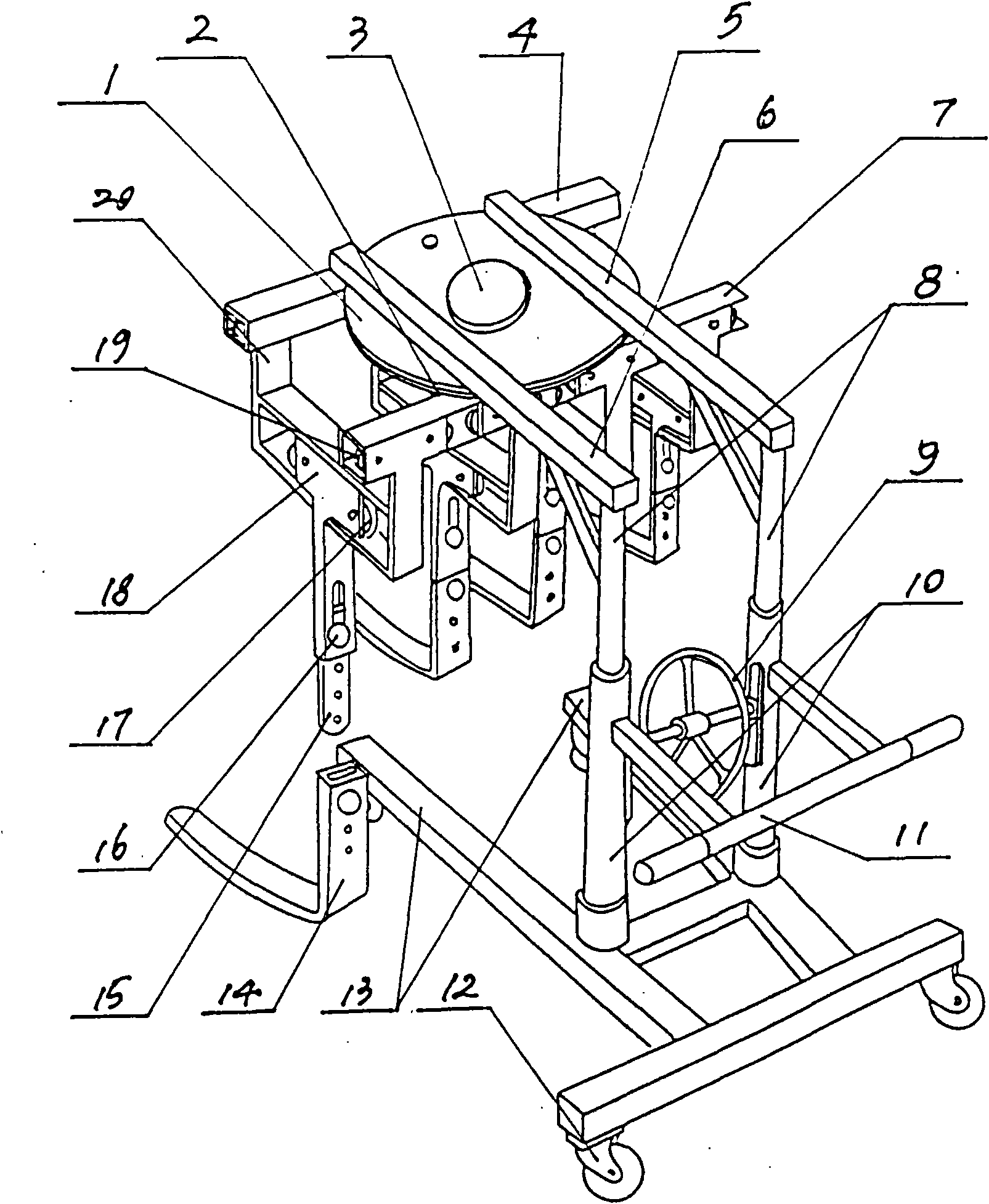 Critically ill patient shifting machine