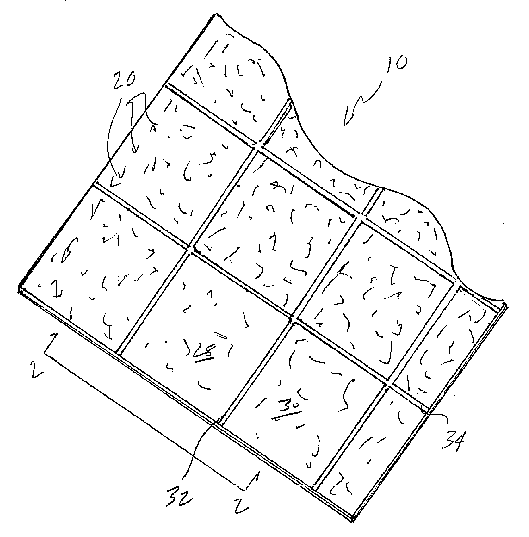Plastic resin based composite tile board article and associated method for creating through routing and/or embossing of a substantially upper most layer thereof in order to create a decorative pattern