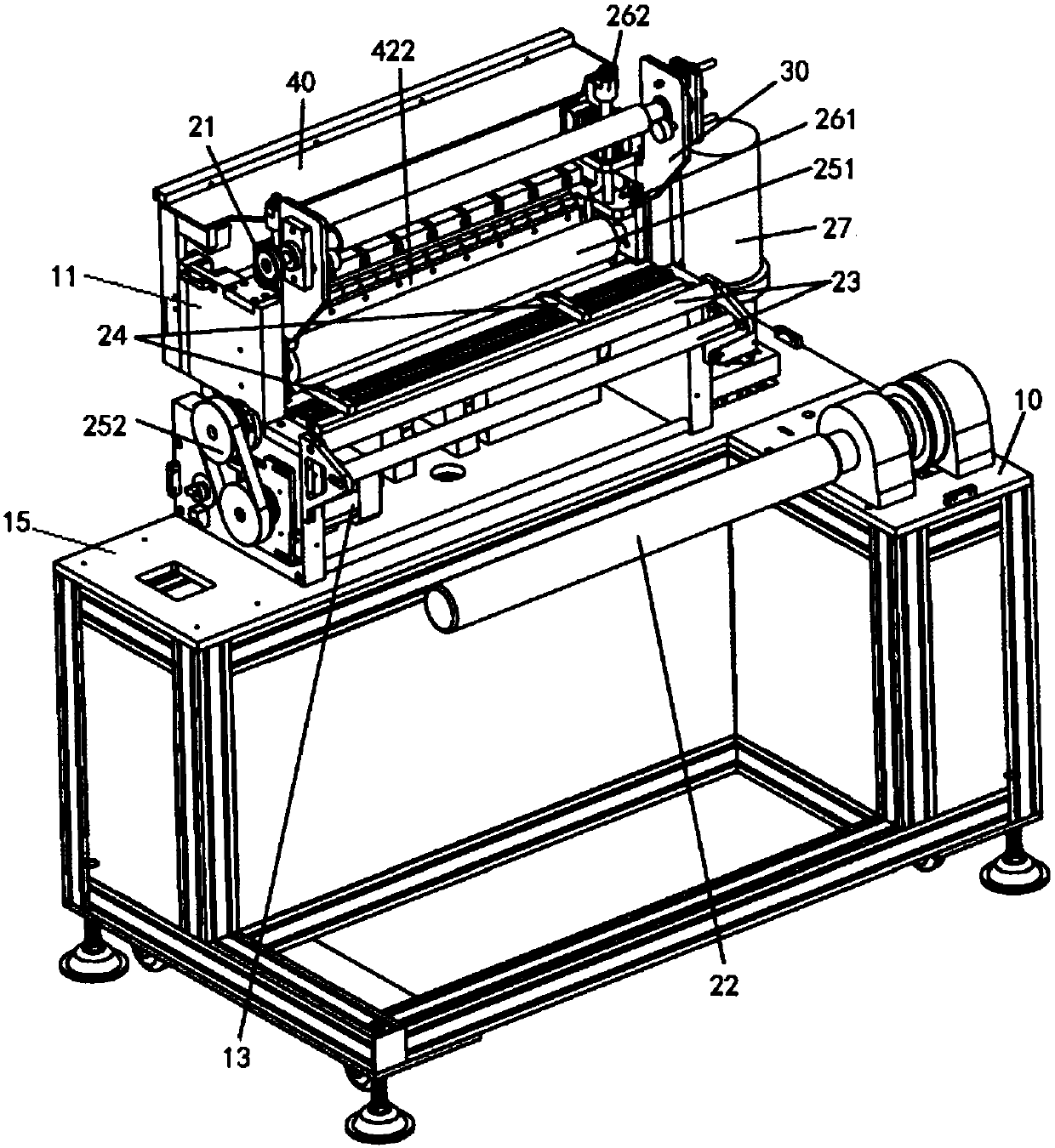 An automatic embossing device