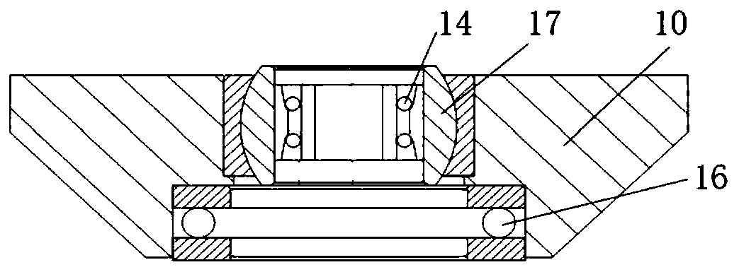 Self-inclined airbag polishing device