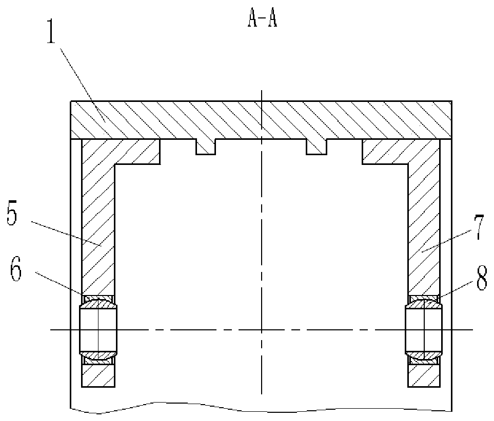 Undercarriage testing plane mounting support assembly process and tool