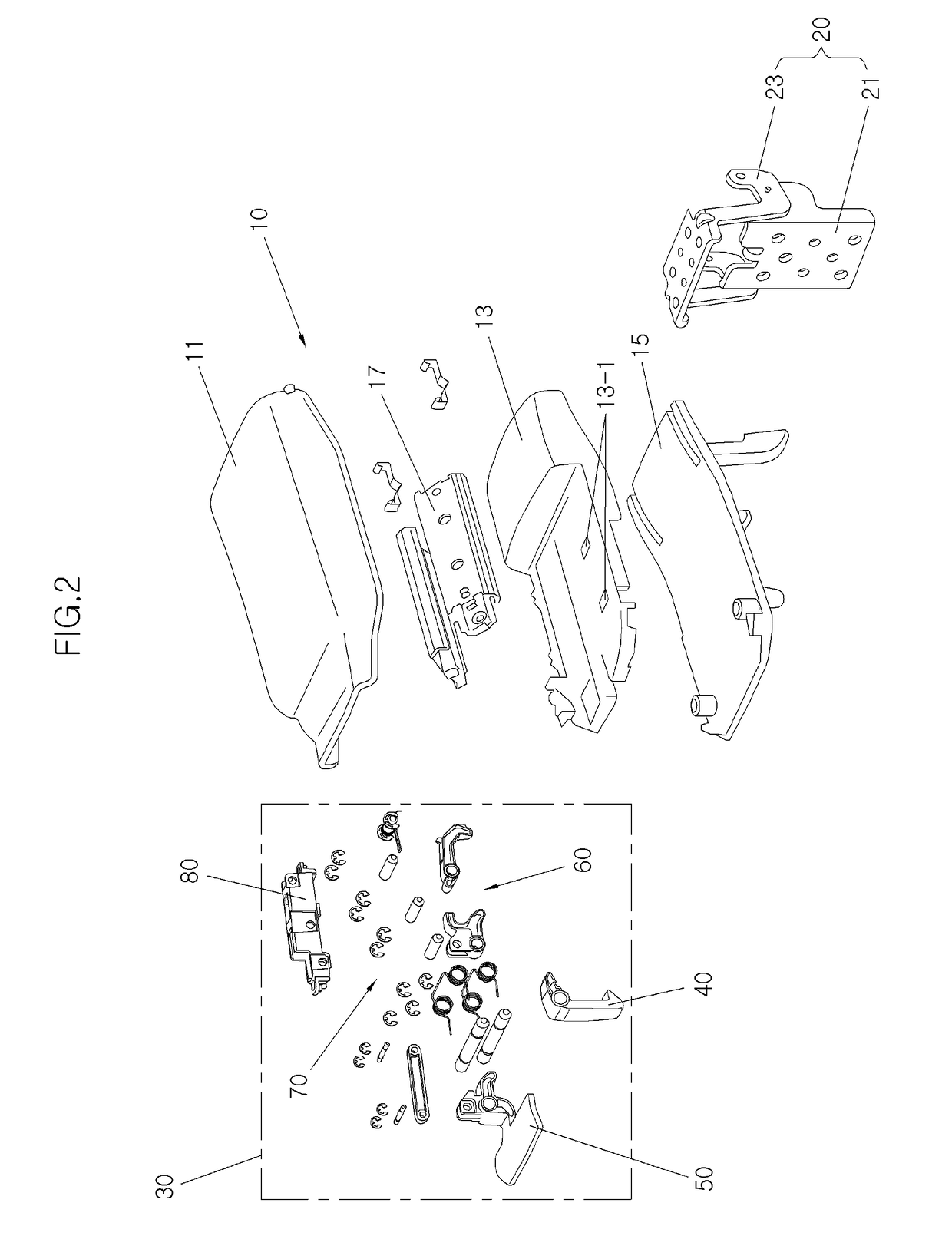 Multi-link knob type armrest and armrest console and vehicle using the same