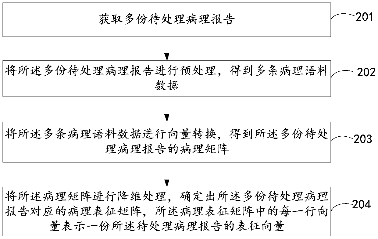 Pathological data processing method and device and electronic equipment