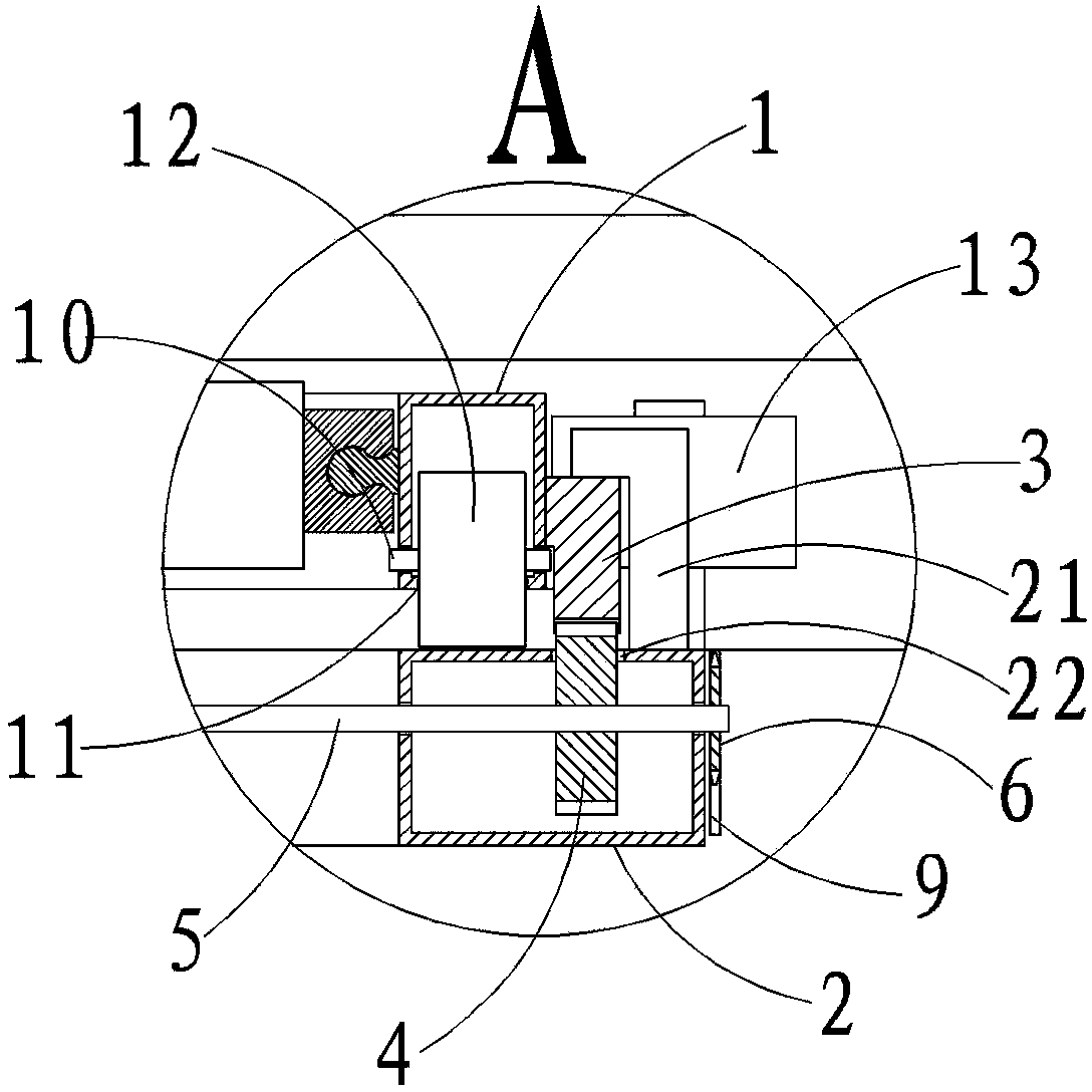 Horizontal platform joining mechanism for mechanical garage