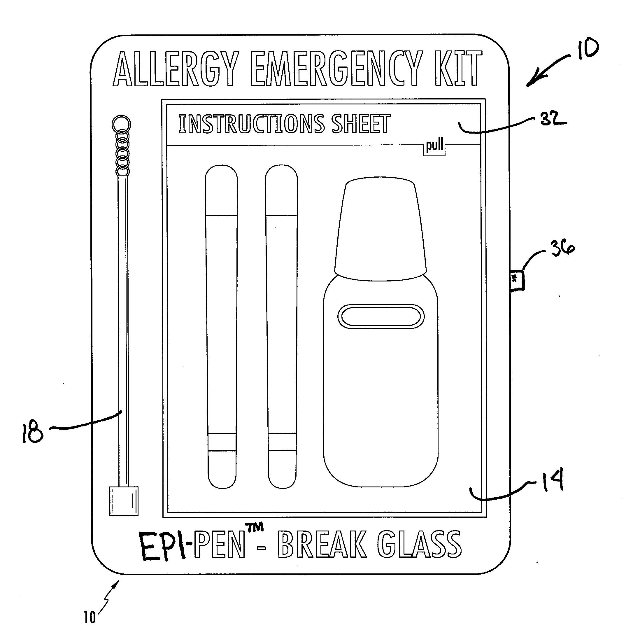 Allergy emergency kit