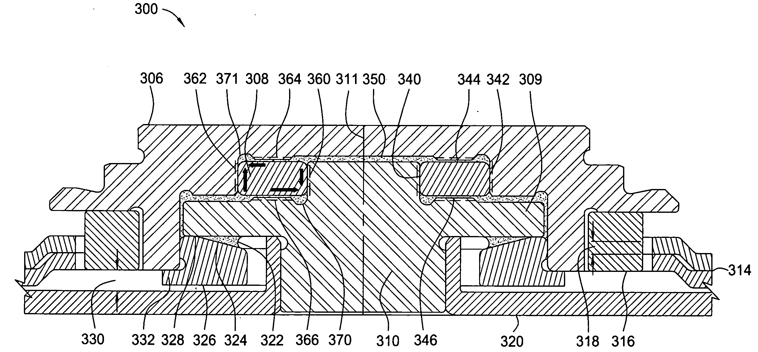 Fluid dynamic bearing configured with an orbital ring for higher efficiency