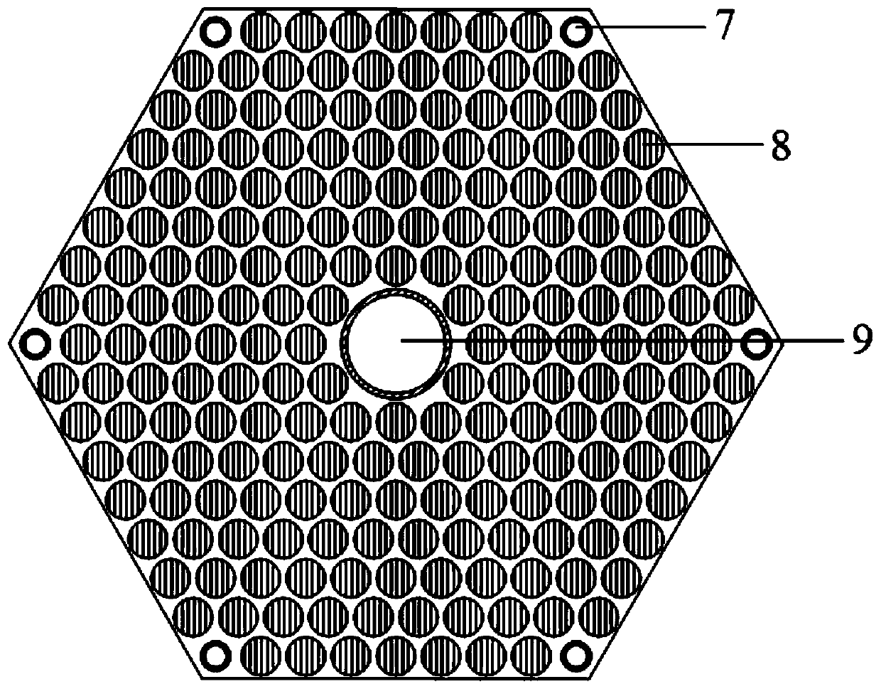 Axial fuel shuffling metal cooled reactor and management method