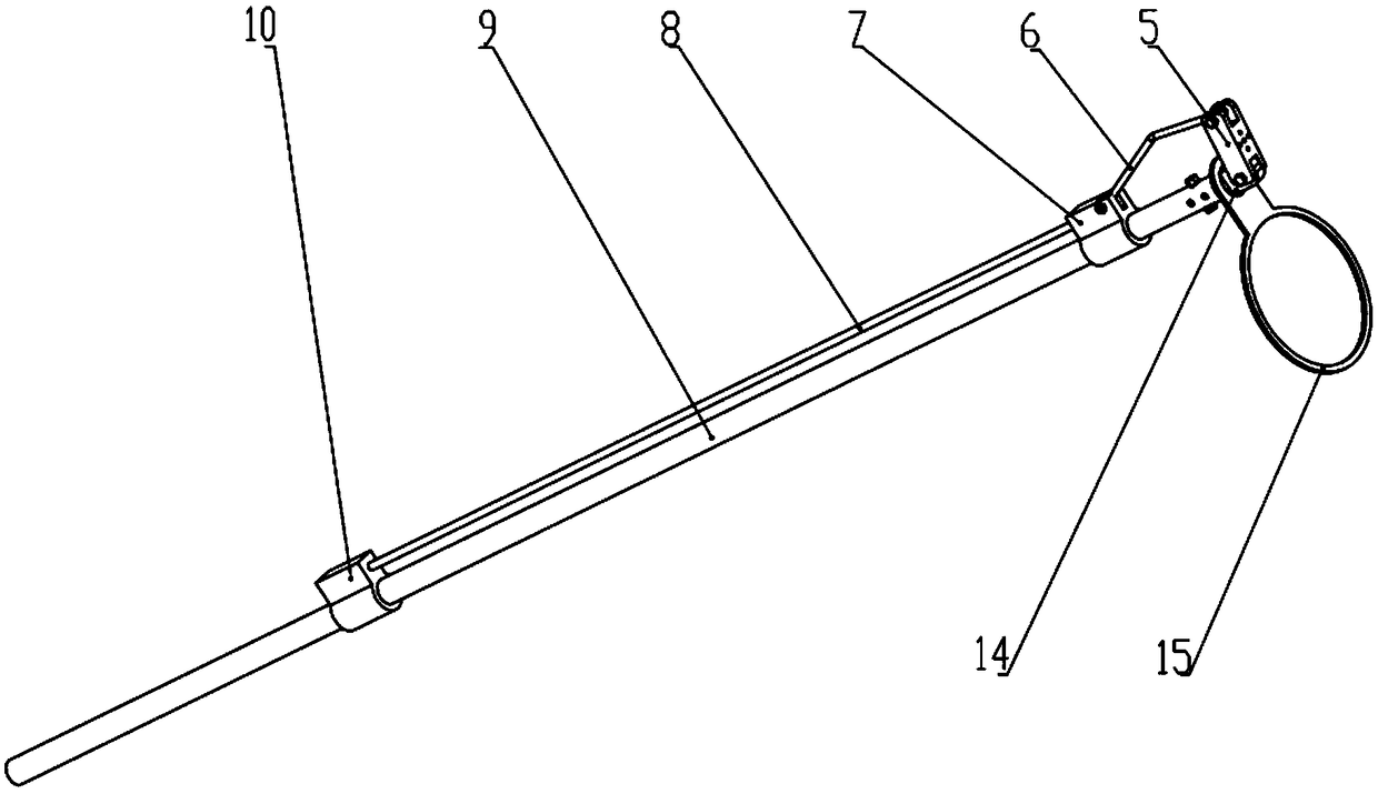 Auxiliary picking device for long-stem fruit and picking method thereof