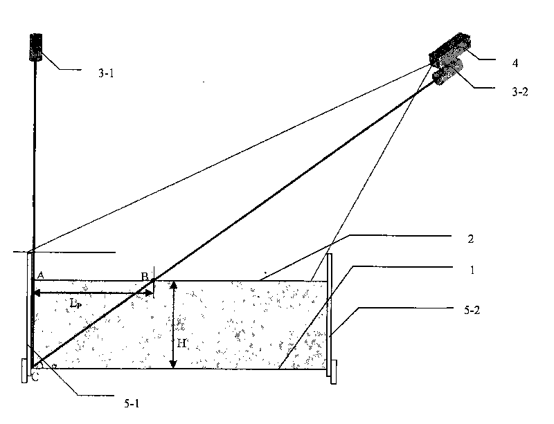 Sintering layer thickness on-line detecting method