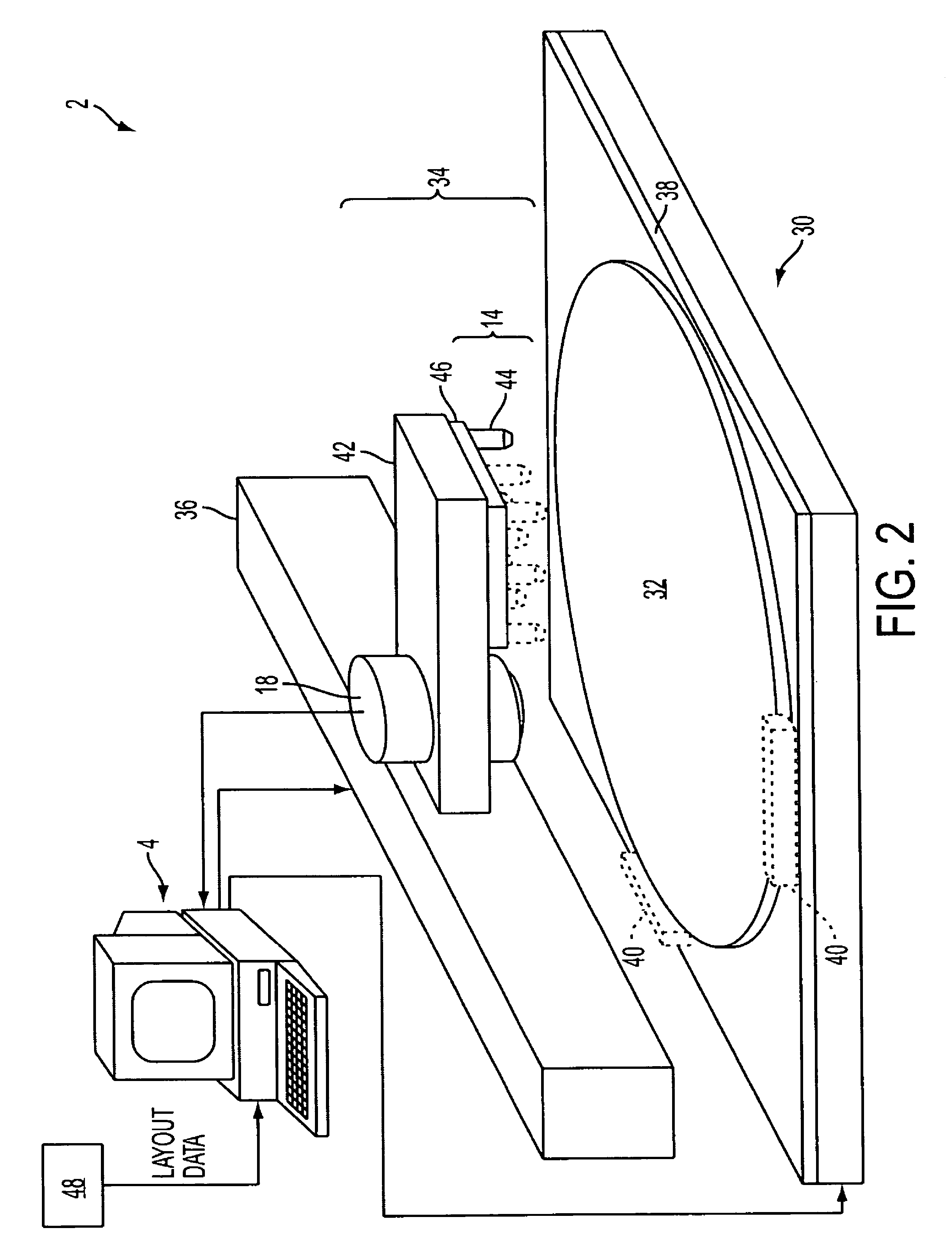 Method of printing with high spot placement accuracy