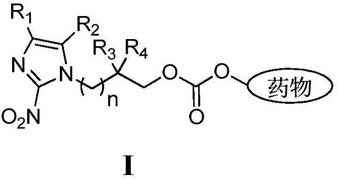 Hypoxia-activated prodrug based on 2-nitroimidazole-1-alkanol