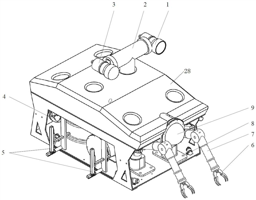 Unattended multifunctional underwater robot in deep sea cage