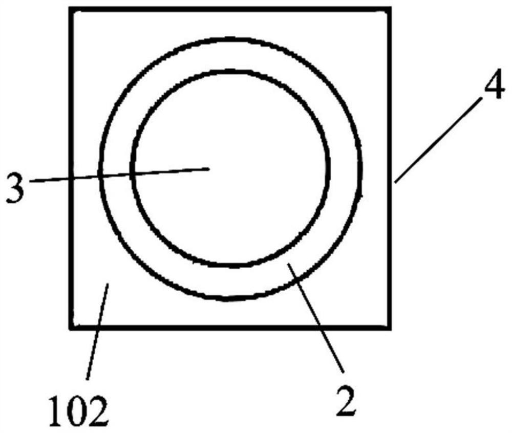 Parameterized mesh generation method for unidirectional composite material mesoscopic finite element model