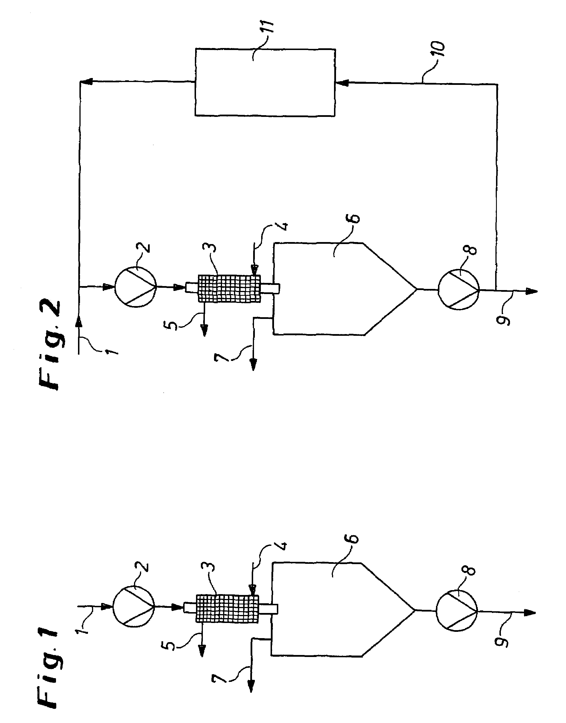 Process for the removal of volatile compounds from mixtures of substances using a micro-evaporator