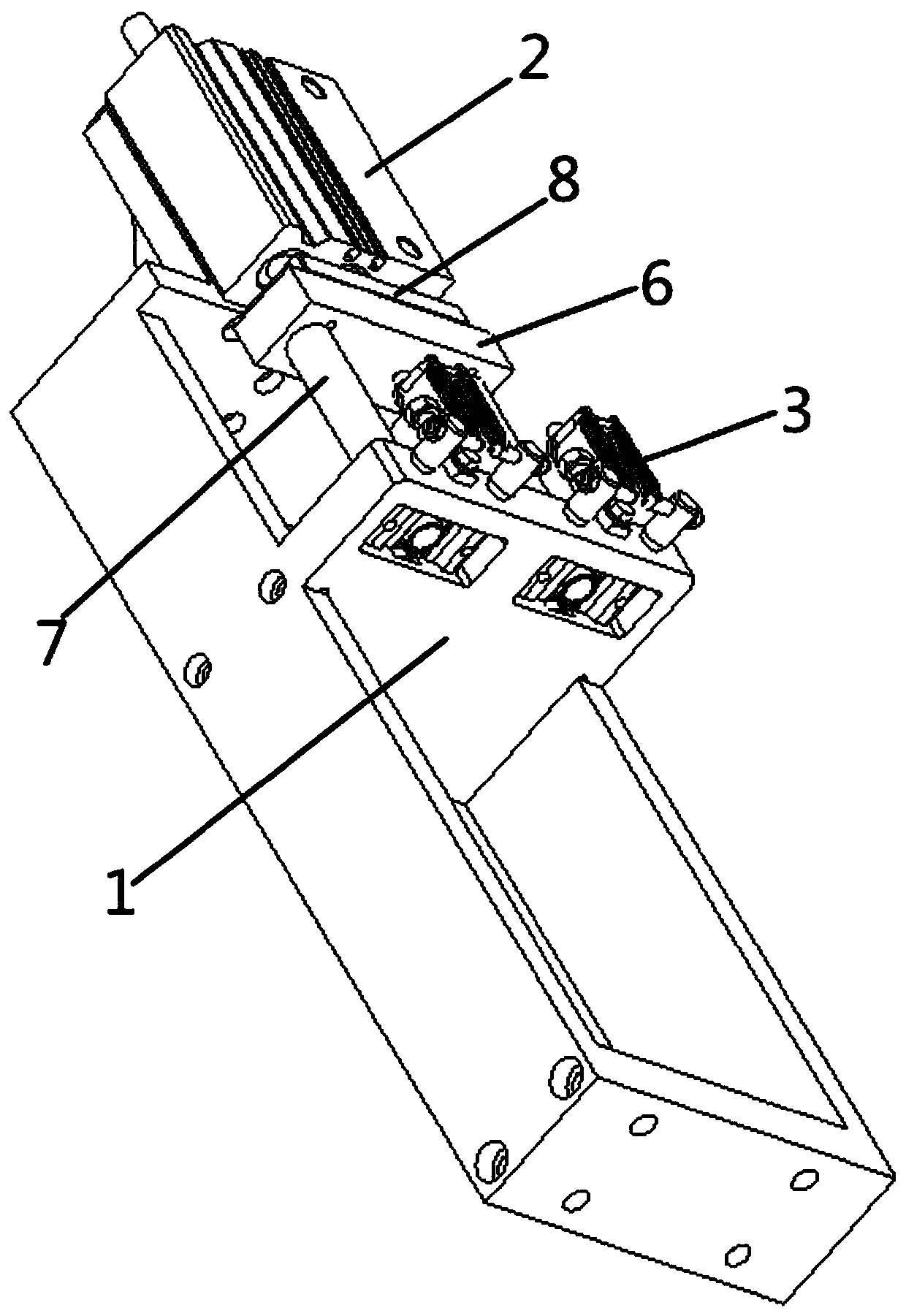 A hinge thimble vertical feeding mechanism and its control method