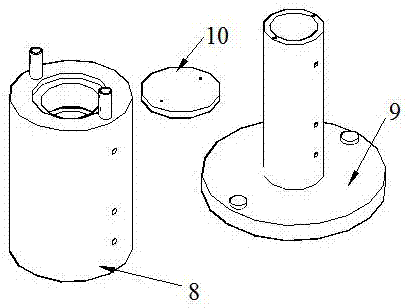 Rotating adjusting type upper shaft mechanism for single-side polishing of large-size wafers