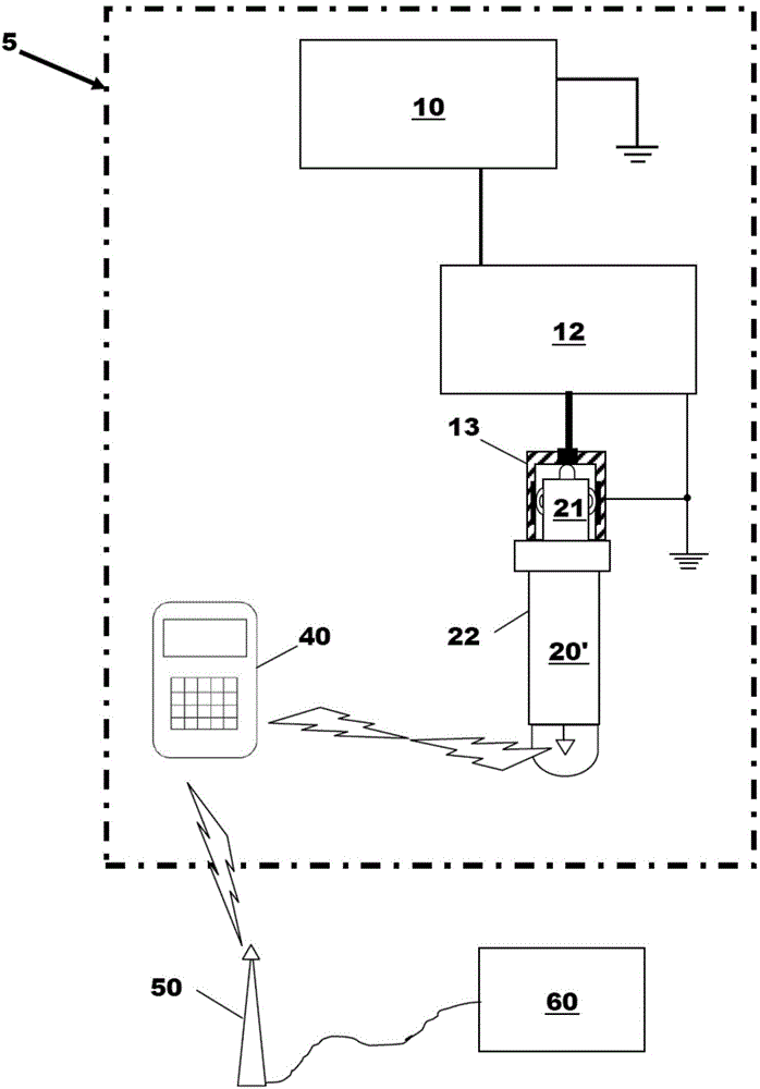 Plug-in communication device for a motor vehicle