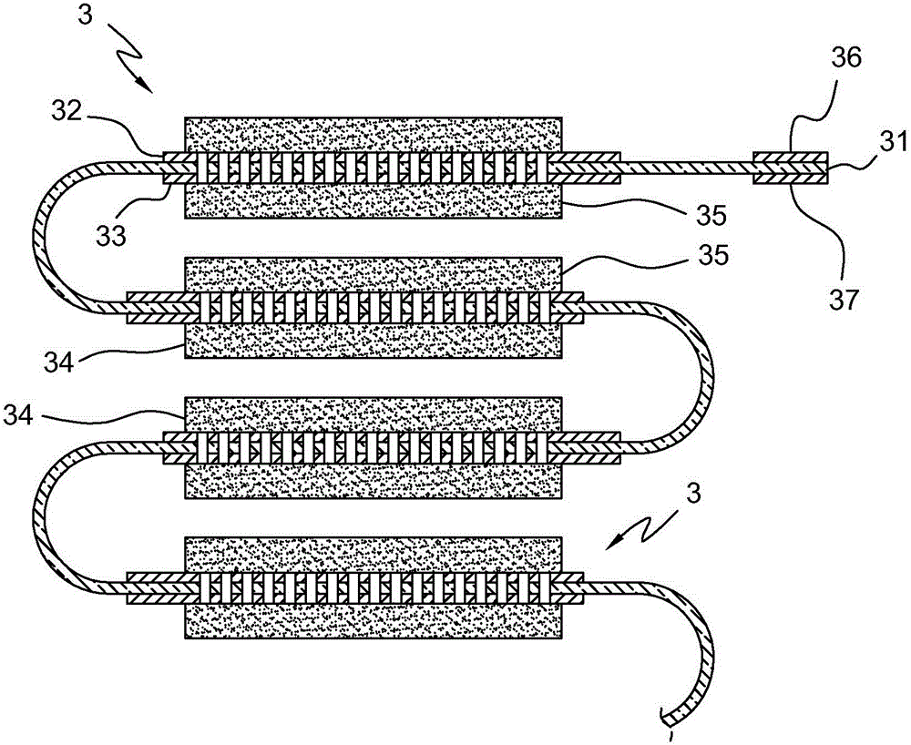 Electric energy supply system and its electric energy supply unit