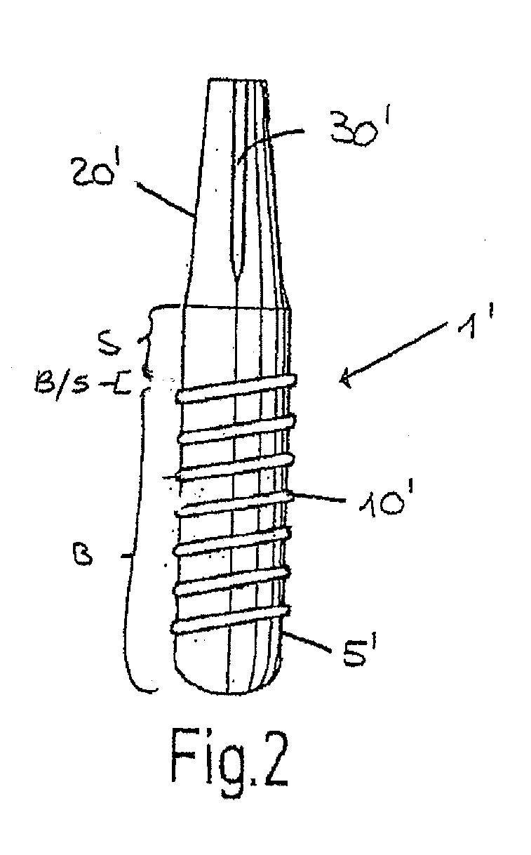 One-Part Implant with a Hydroxylated Soft Tissue Contact Surface
