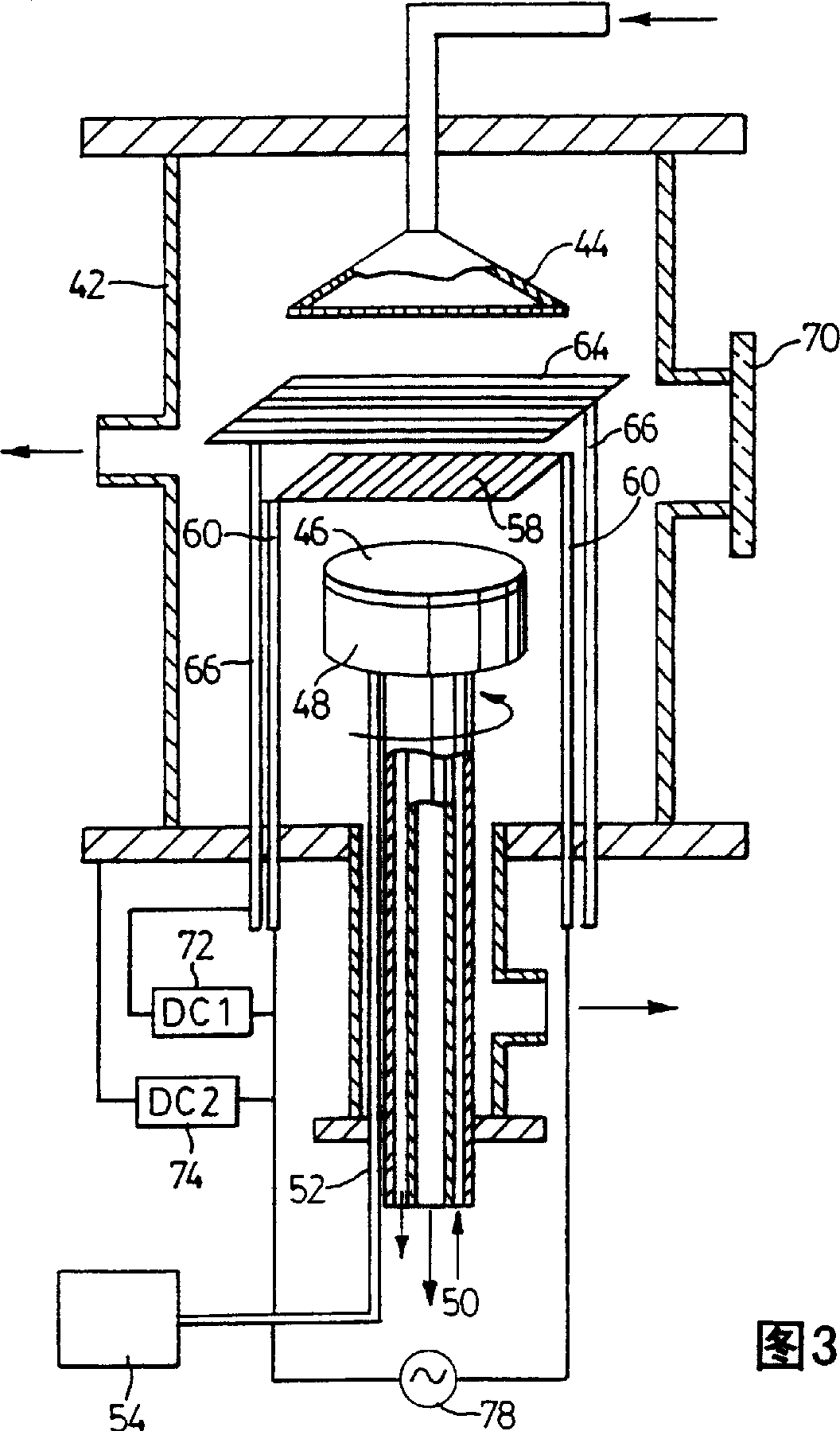 Apparatus and method for nucleotion and deposition of diamond using hot-filament DC plasma