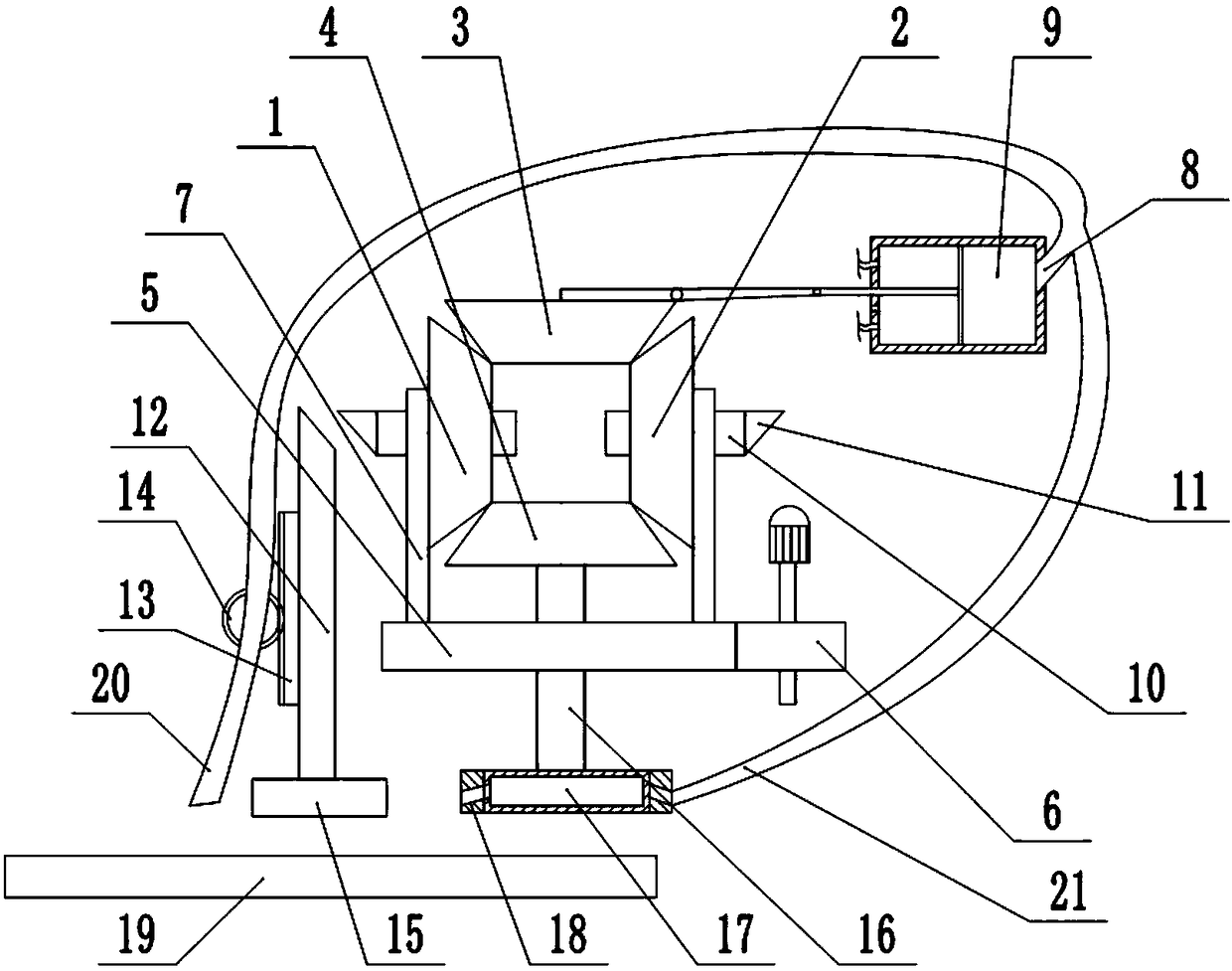 Wood board grinding and straightening device