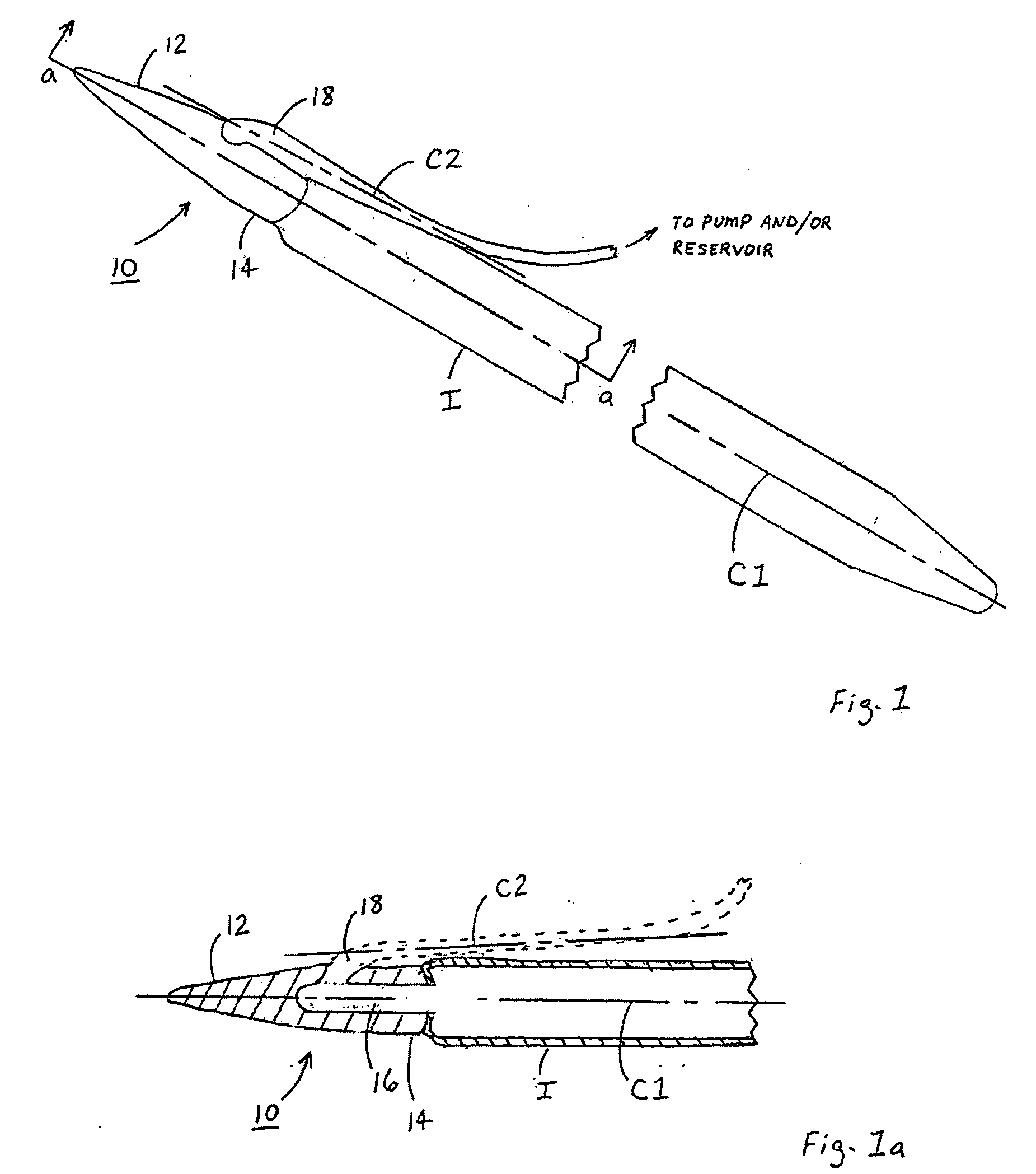 Low profile rear tip for inflatable penile prostheses